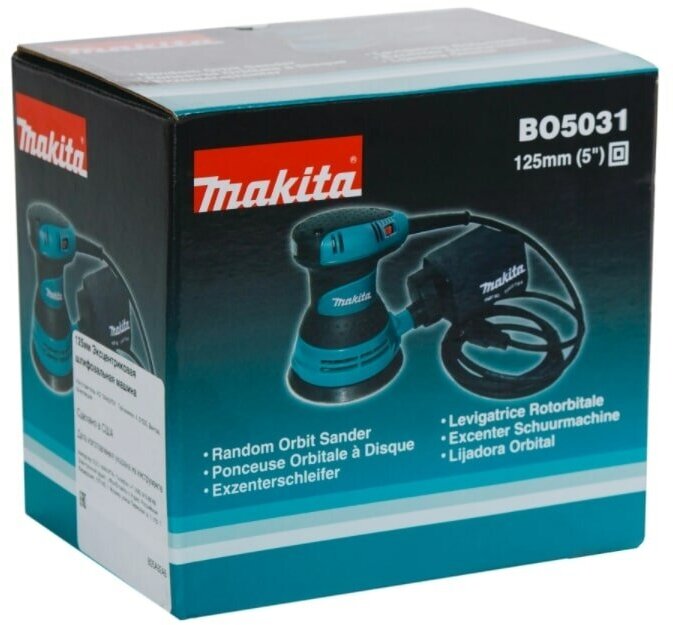 Шлифмашина эксцентрик MAKITA BO5031 300 Вт - фото №12