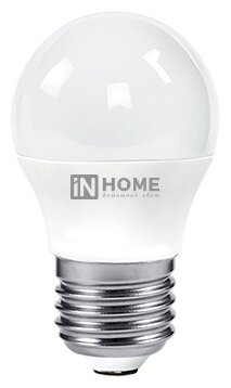 Светодиодная LED лампа IN HOME LED-ШАР-VC 6Вт 230В Е27 3000К 480Лм 4690612020525