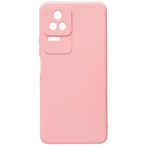накладка силиконовая silicone cover для poco m5 розовая Накладка силиконовая Silicone Cover для Poco F4 5G розовая