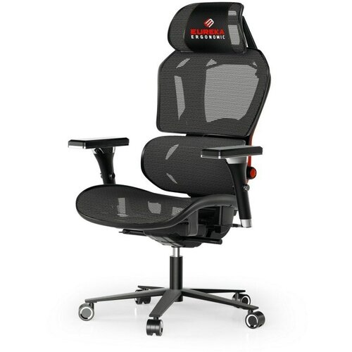 Компьютерное кресло (для геймеров) Eureka TYPHON, красный