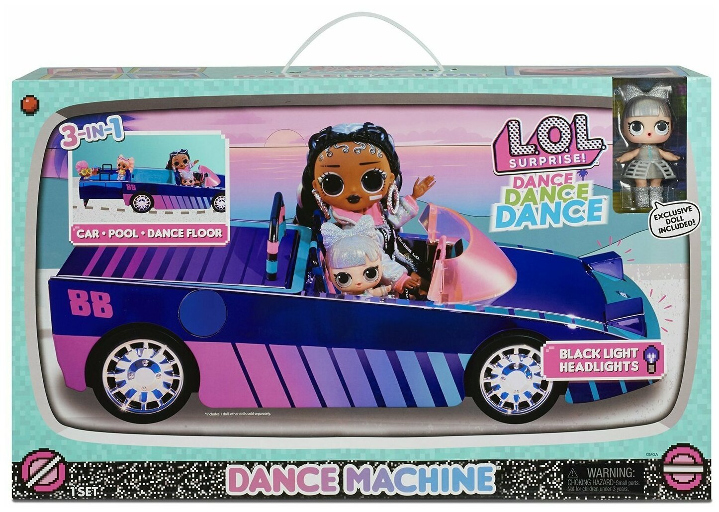 Игрушка L. O. L. Surprise Dance Machine Автомобиль, с куколкой. (117933)