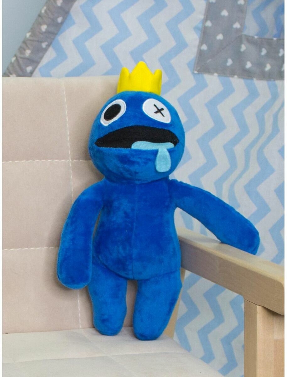 Мягкая игрушка Роблокс / Радужные друзья Синий / радужный друг Blue ...