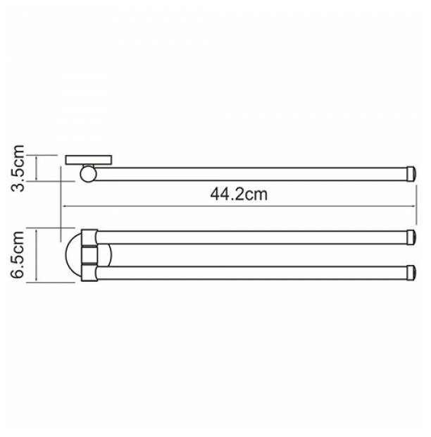 Держатель для полотенец Wasserkraft Rhein K-6231 - фотография № 7