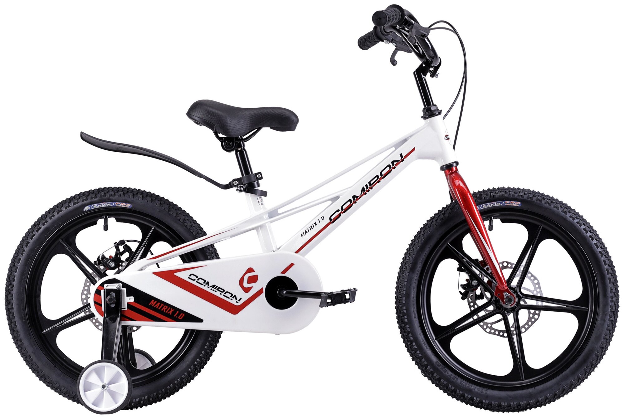 Велосипед 18" M18W COMIRON MATRIX белый красный Код: 681215