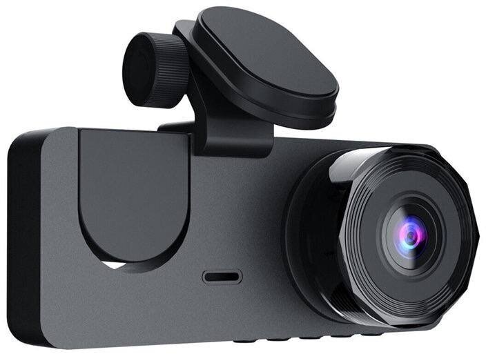 Видеорегистратор с 3-мя камерами с Датчиком Движения G-сенсор Регистратор автомобильный с экраном