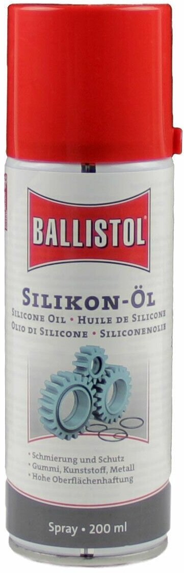 Смазка силиконовая Silikonspray, 200мл, Ballistol (25300)