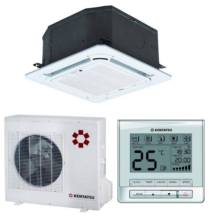 Кассетный кондиционер Kentatsu KSZT35HFAN1 / KSUT35HFAN1/-40