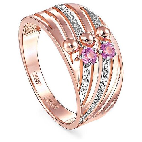 фото Кольца kabarovsky кольцо из золота с бриллиантом и сапфиром н.