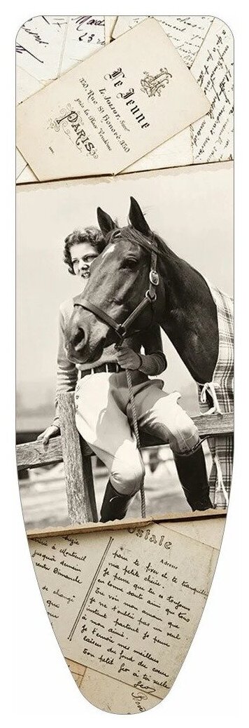 Гладильная доска «Nika-grant» НГ/11 с девушкой и лошадью - фотография № 2