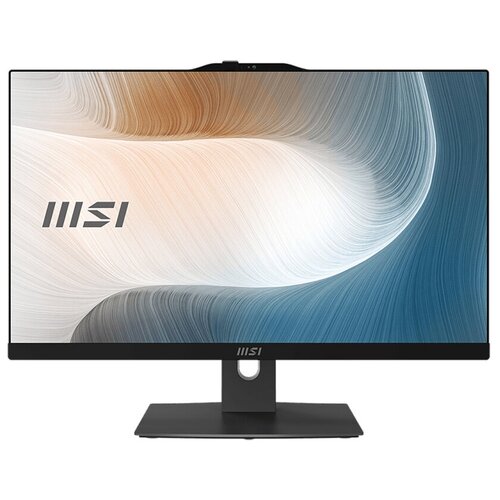 AIO MSI Modern AM242P 12M-090RU i5-1240P 16Gb SSD 512Gb Intel Iris Xe Graphics eligible 23.8 FHD IPS BT Win11Pro Черный 9S6-AE0711-201