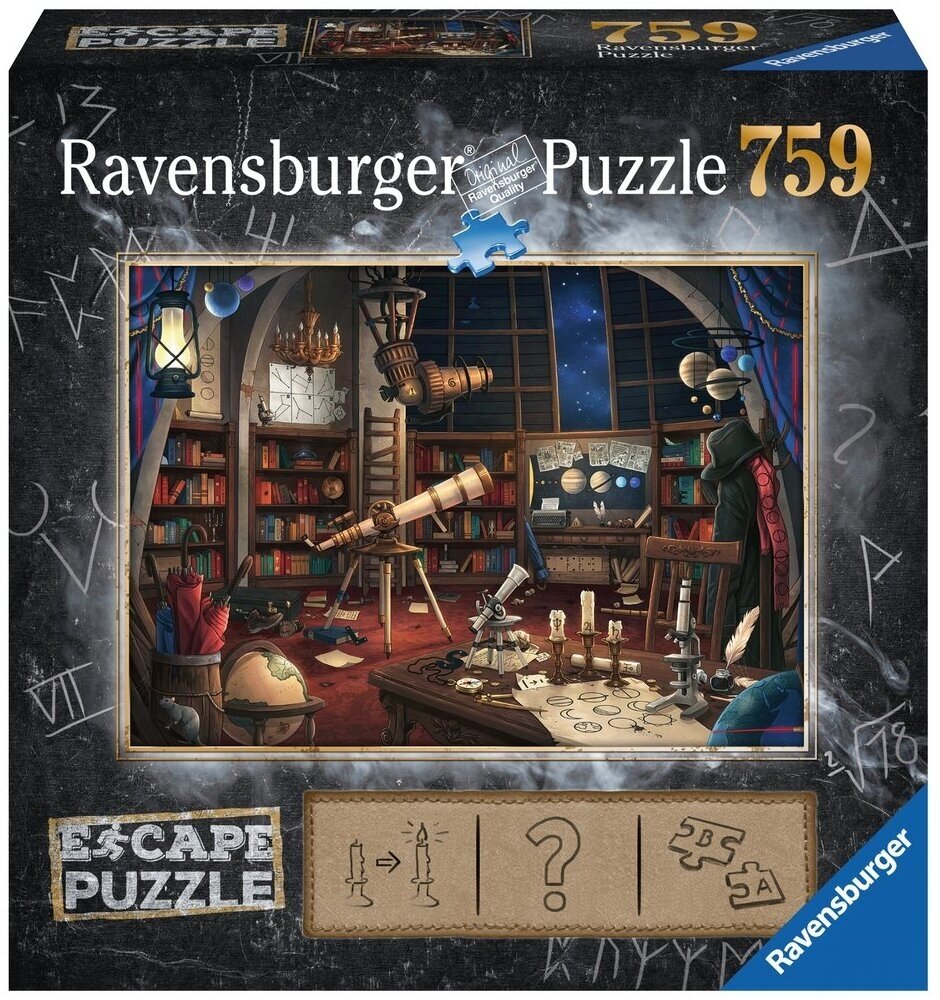 Ravensburger. Пазл-квест 759 деталей "Обсерватория"