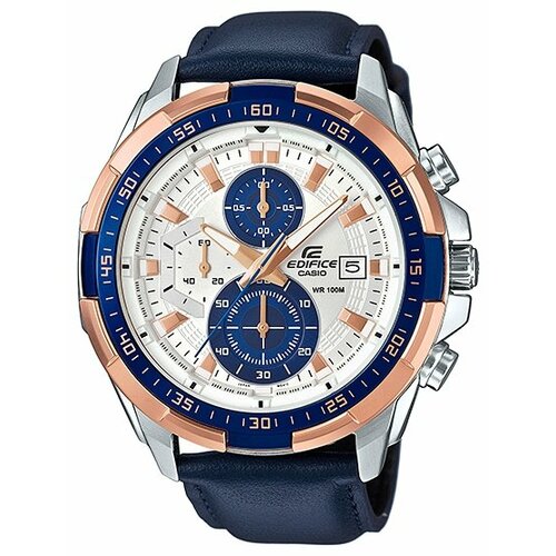 Наручные часы CASIO Edifice EFR-539L-7C, синий, золотой