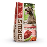 Сухой корм SIRIUS для взрослых собак мясной рацион 15 кг