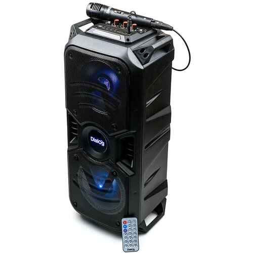 Акустическая система Dialog Oscar 26 Вт Bluetooth USB microSD FM 3563 мм микрофон пульт ДУ подсветка 923500₽