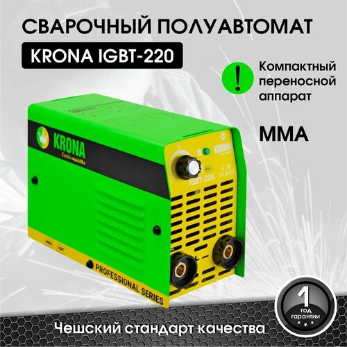 инверторный сварочный аппарат magnetta mig 200s igbt Сварочный аппарат инверторный KRONA IGBT-220