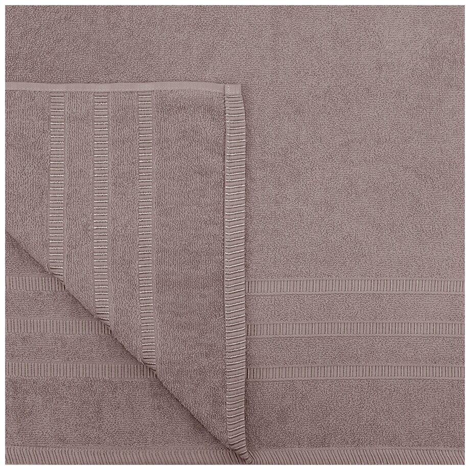 Махровое полотенце Концепт, размер M 45* 90, серое - фотография № 3