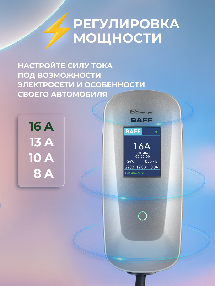 Портативное зарядное устройство BAFF GBT 3P для электромобиля — фото 1