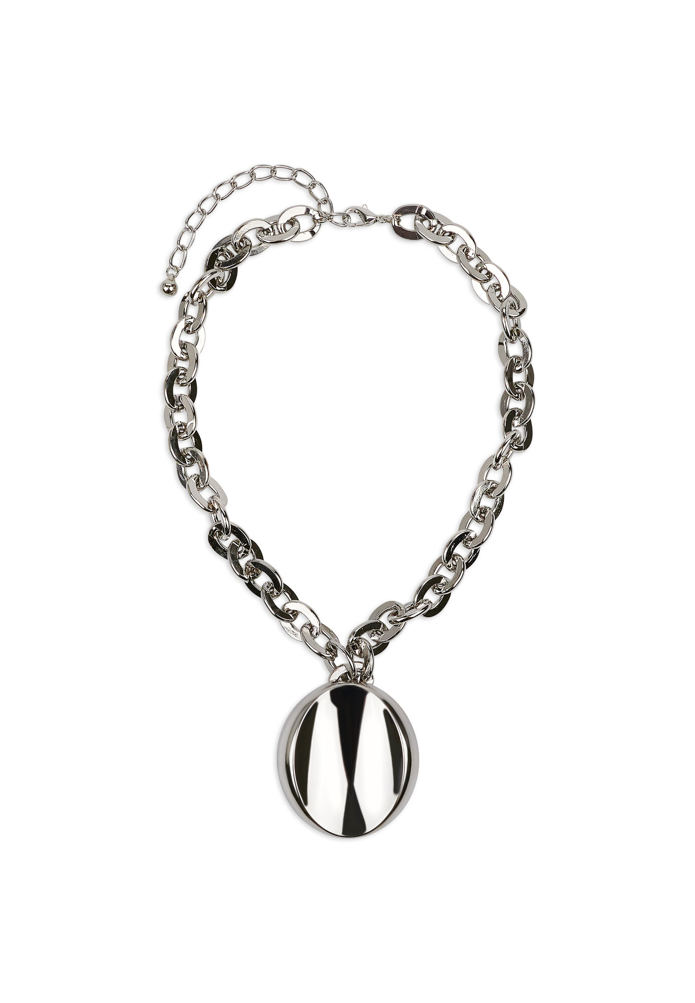 Колье YAROSLAVNA, длина 45 см, серебряный — фото 1