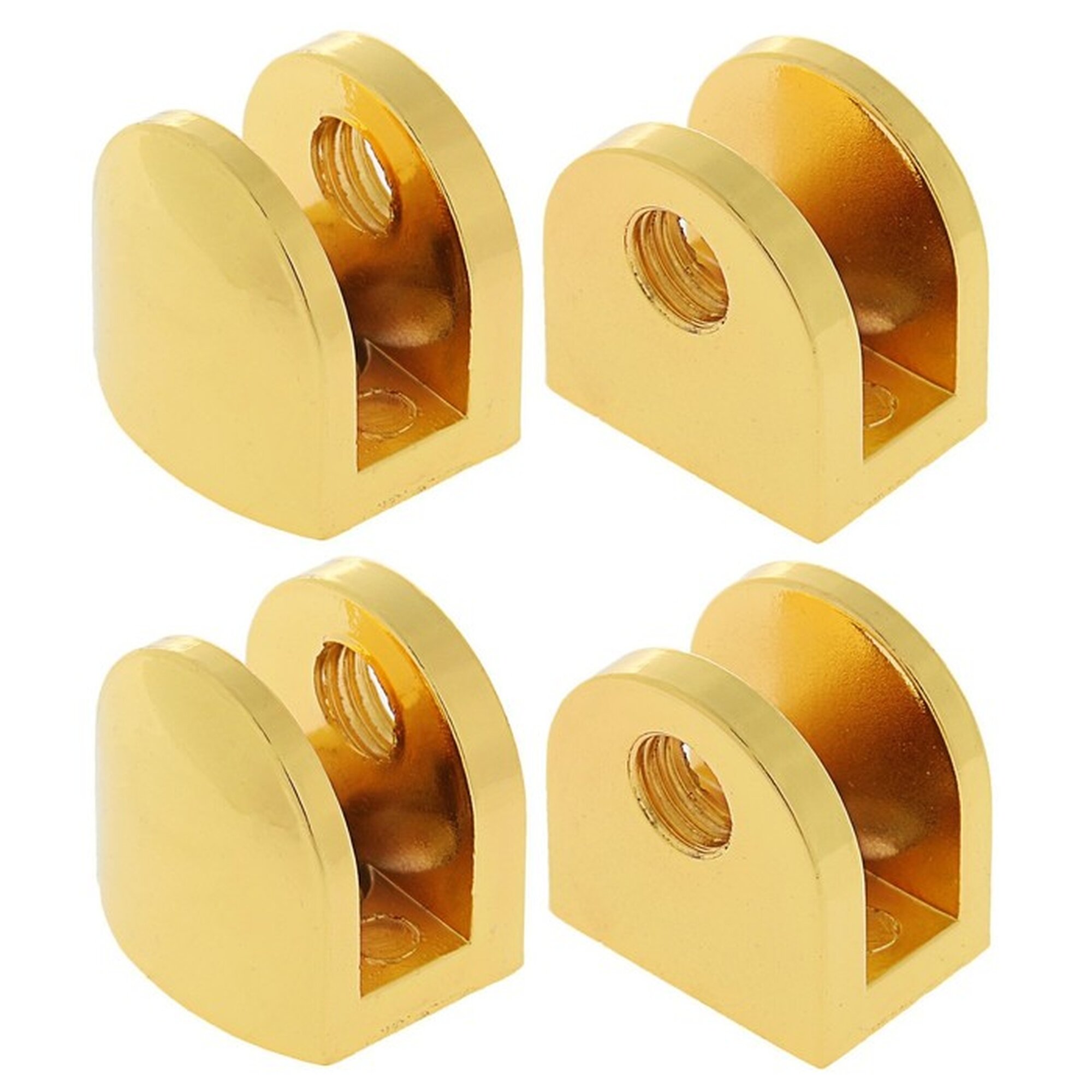 Полкодержатель P108GP до 10 мм цвет золото