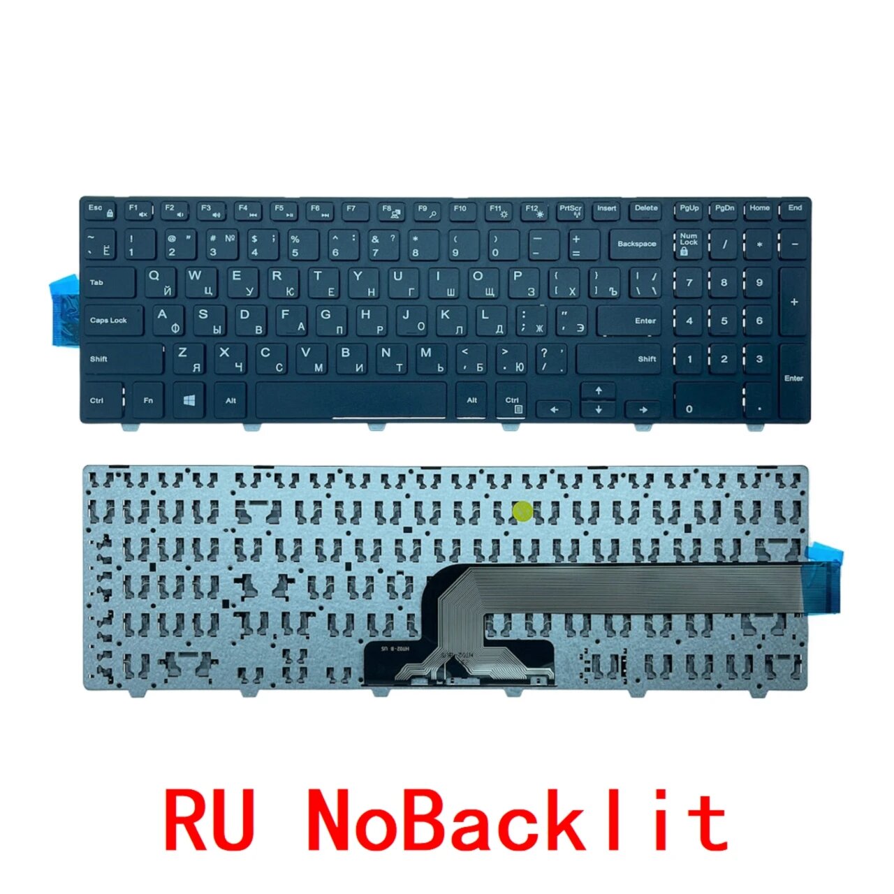Клавиатура RU NoBacklit для Dell Inspiron 15 3000/5000