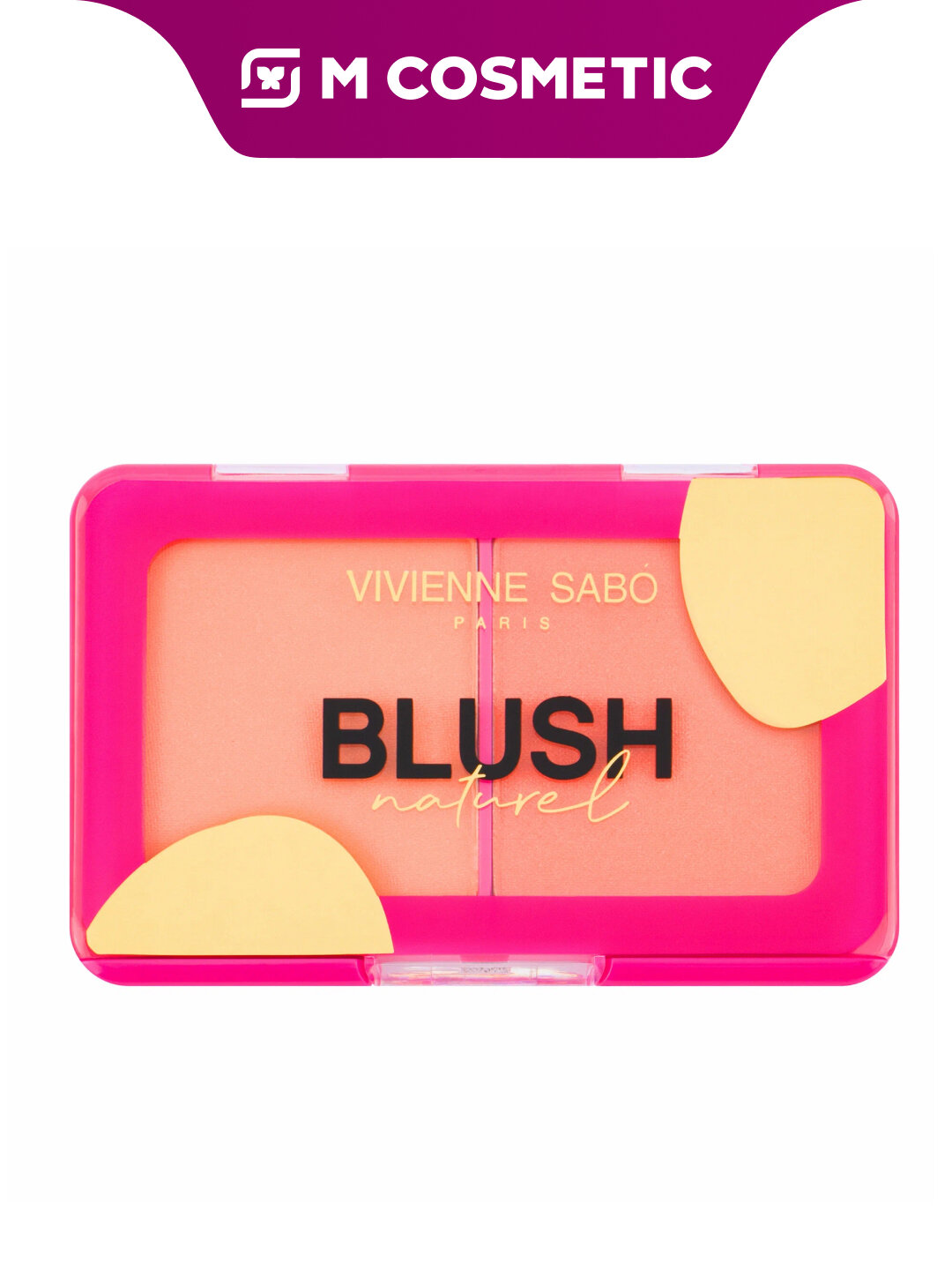 Палетка румян Vivienne Sabo "Naturel", 03, шелковистая текстура, для свежего и здорового сияния