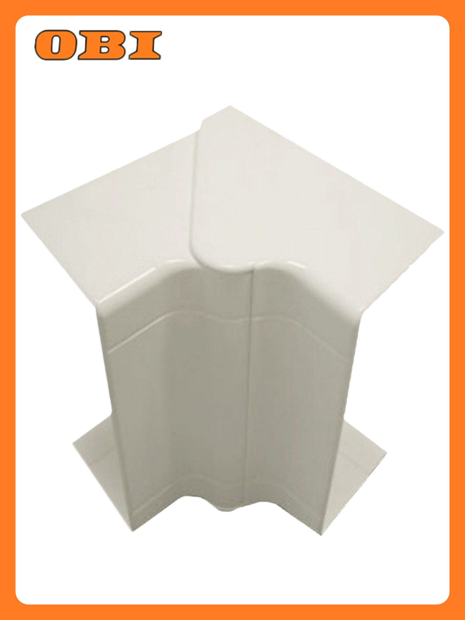 Внутренний угол Ecoplast INSTA  для кабель канала  белый  пластик  100мм