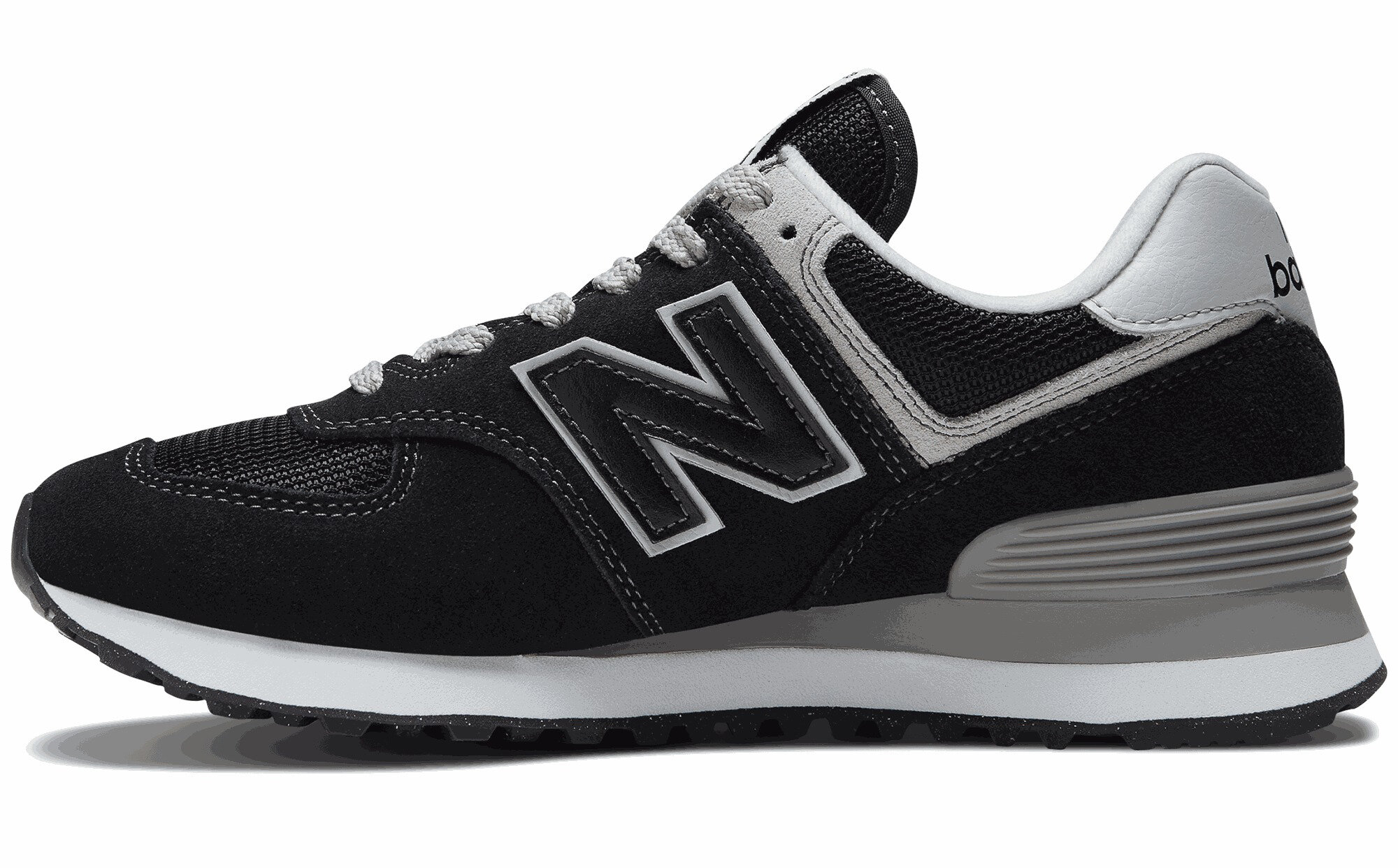 Кроссовки New Balance 574, размер 6,5 US, черный — фото 1