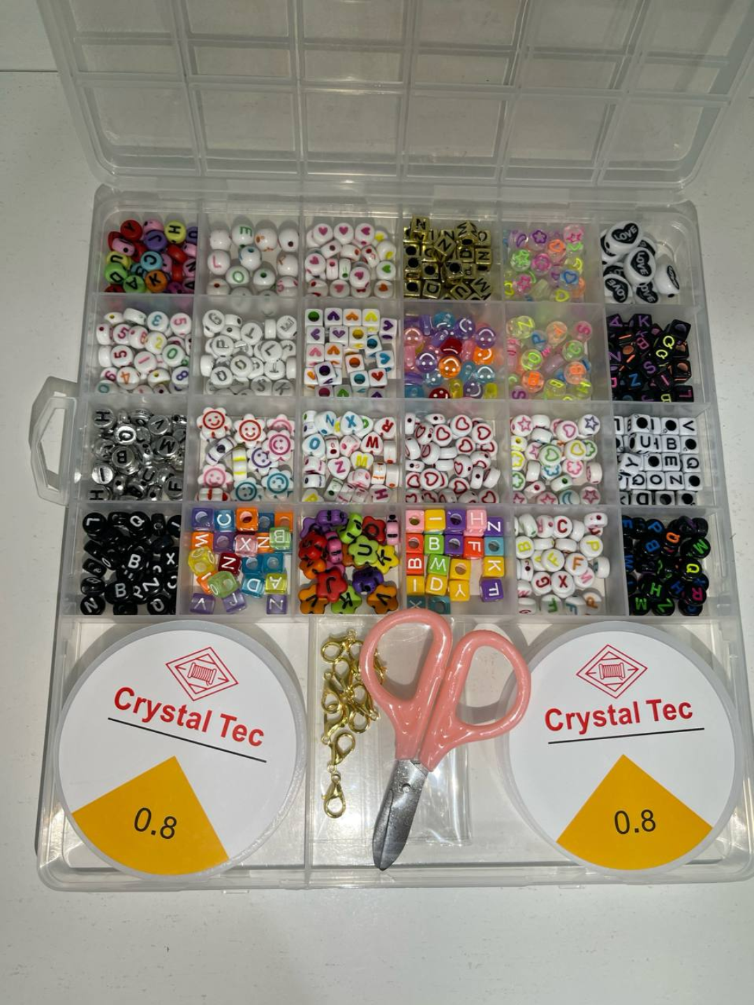 Набор для создания украшений и браслетов с бусинами — фото 1