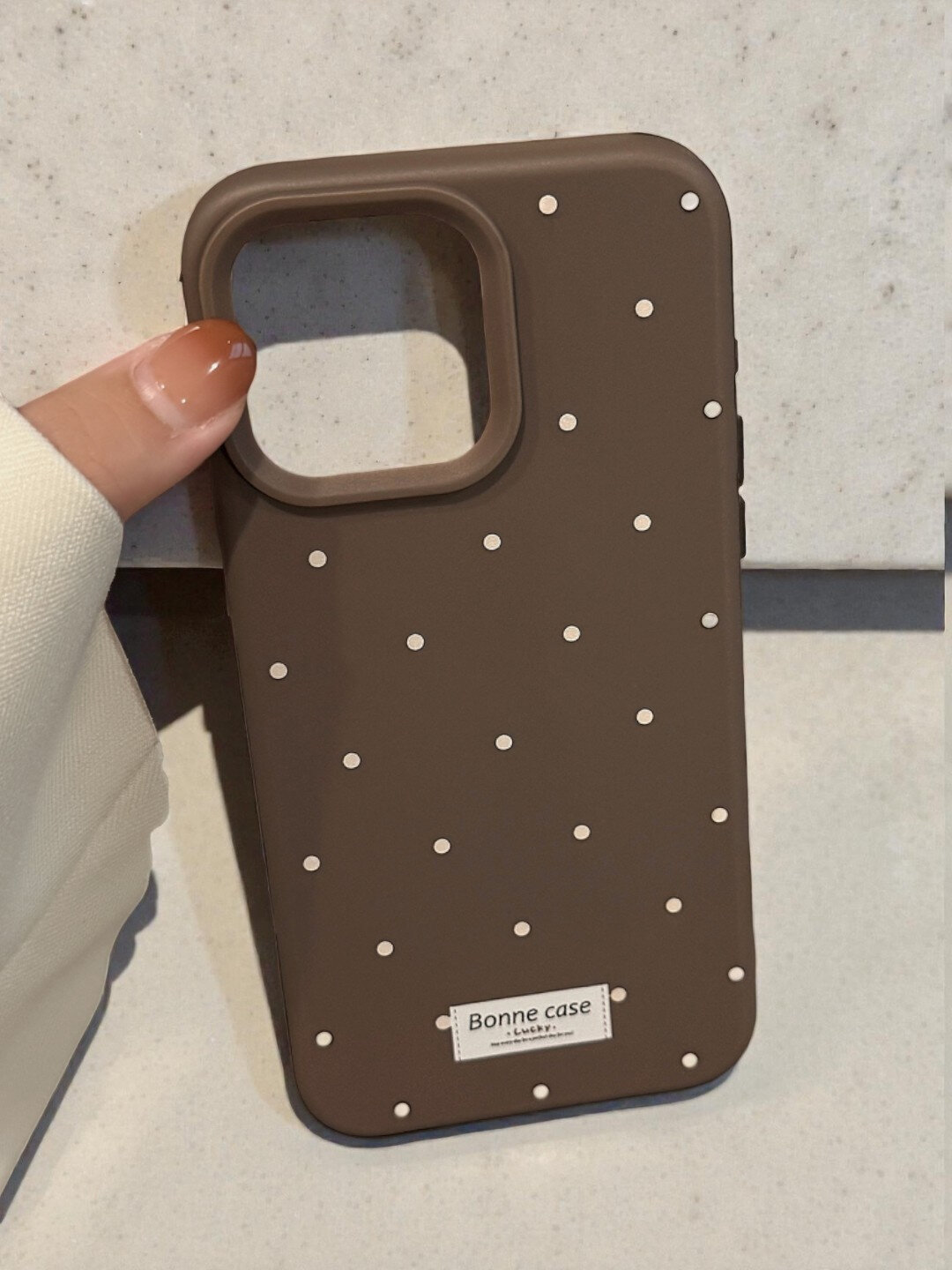 Красивый чехол для iPhone, корейский стиль, в горошек, множество цветов.