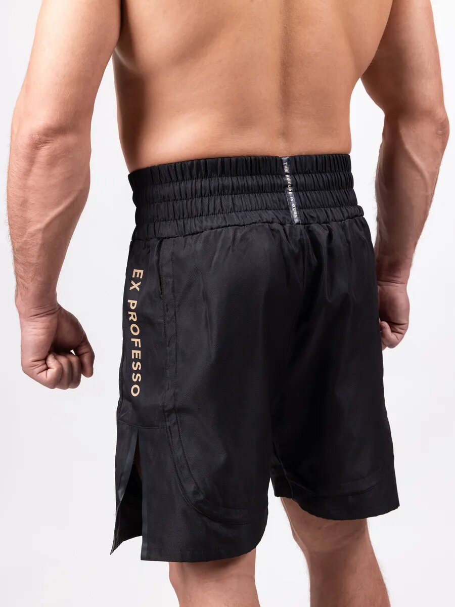 Шорты спортивные FIGHTEXPERT Classic Boxing, размер M, черный — фото 1