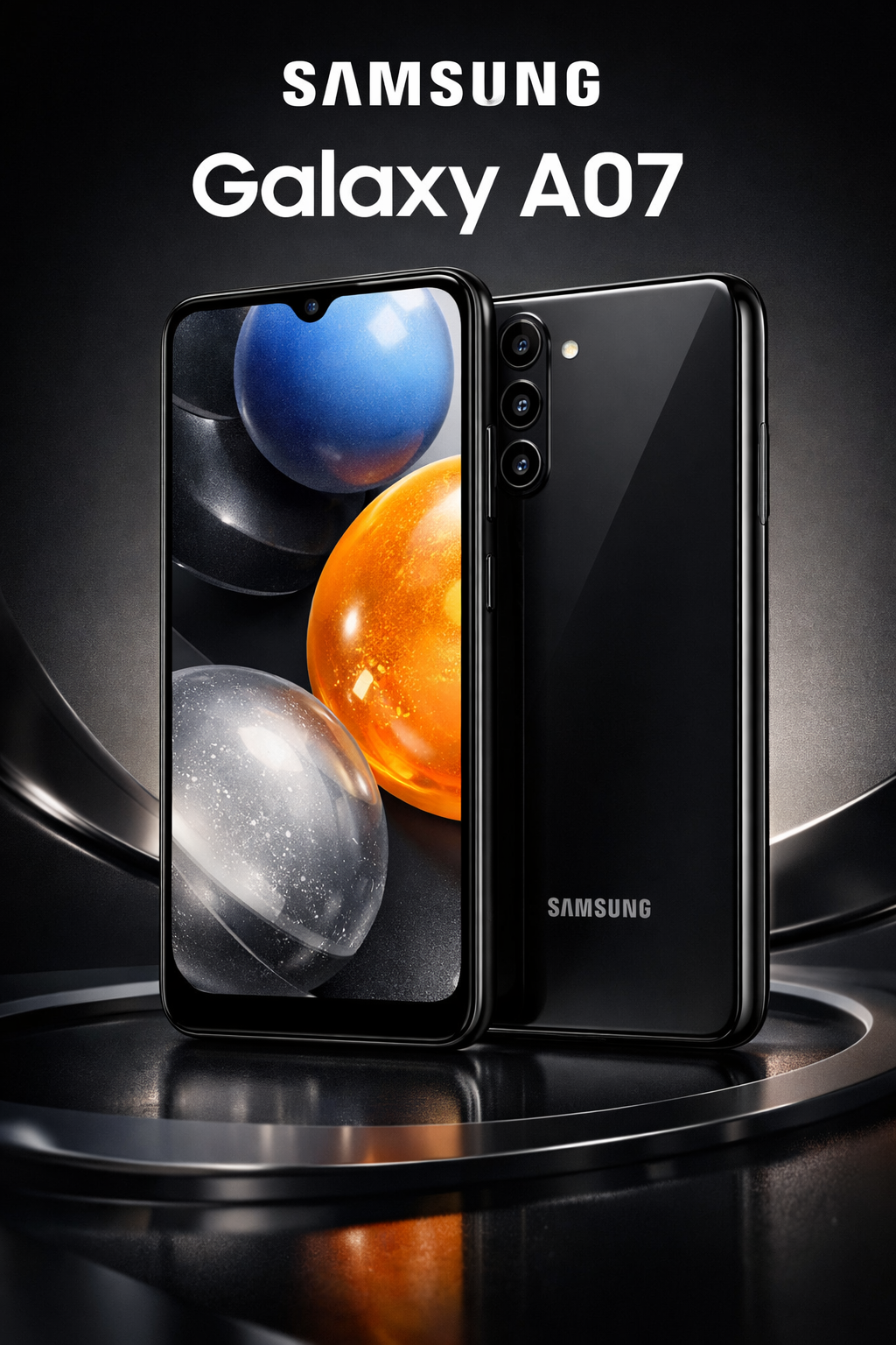 Смартфон Samsung Galaxy A07 6/128ГБ, дисплей PLS, 50МП, аккумулятор 5000мАч