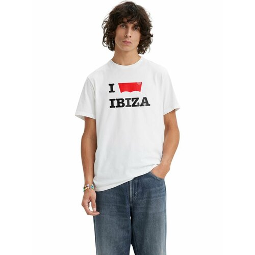 фото Футболка levi's men destination tee, размер m, белый