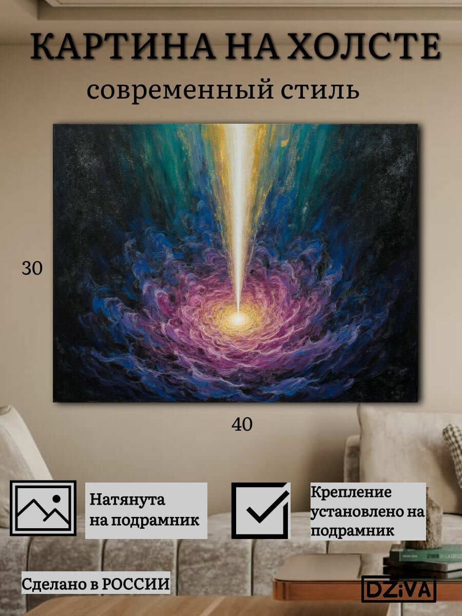 Картина на холсте "Луч" 40х30 см