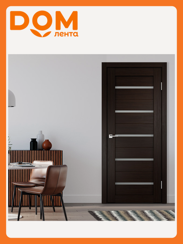 Изображение товара Полотно "Верона", межкомнатные, распашные, цвет венге