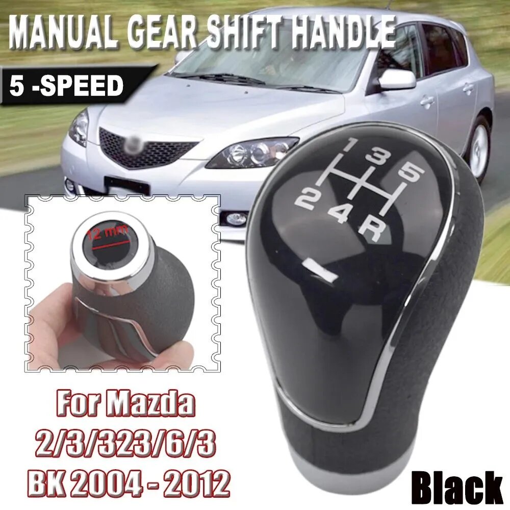 Для Mazda 2 3 323 6/3 BK 2004 - 2012 . Автомобиль 5 Коробка передач Механическая коробка передач Ручка переключения передач Новая