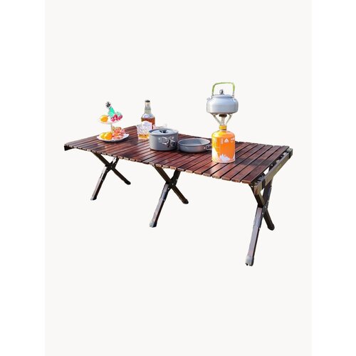 Стол туристический складной, раскладной походный для кемпинга, отдыха, рыбалки, природы, похода, сада, дачи в чехле