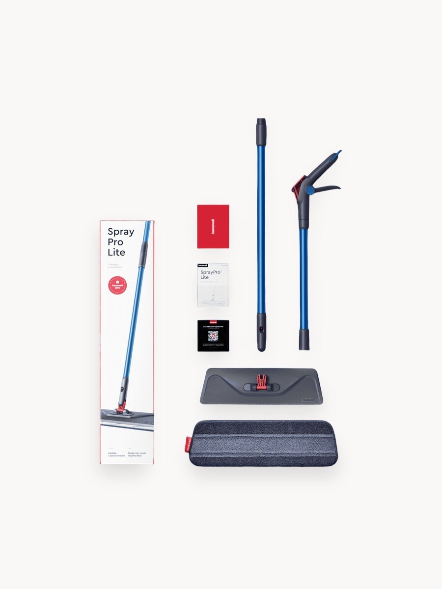 Швабра с распылителем SprayPro Lite, 1 антибактериальная насадка