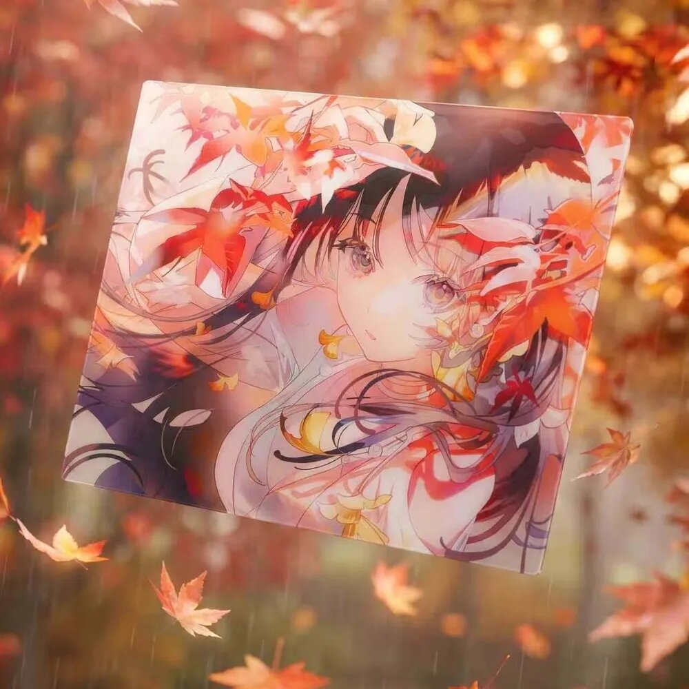 Коврик для мышки Specialgear Autumn Sweep Speed из микротравленого стекла с покрытием, 49x42 см, красный