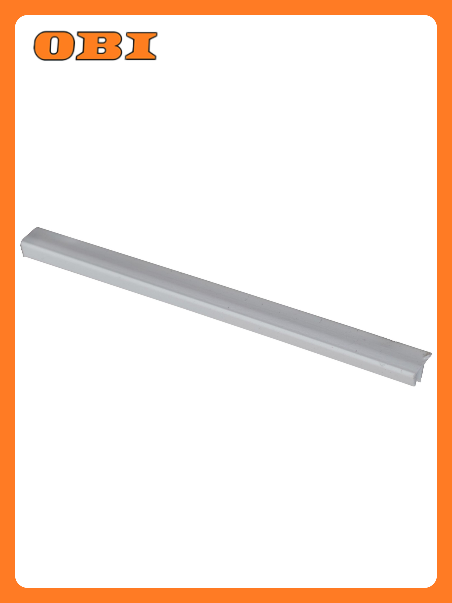 Наружный угол для МДФ панелей 2440 мм белый