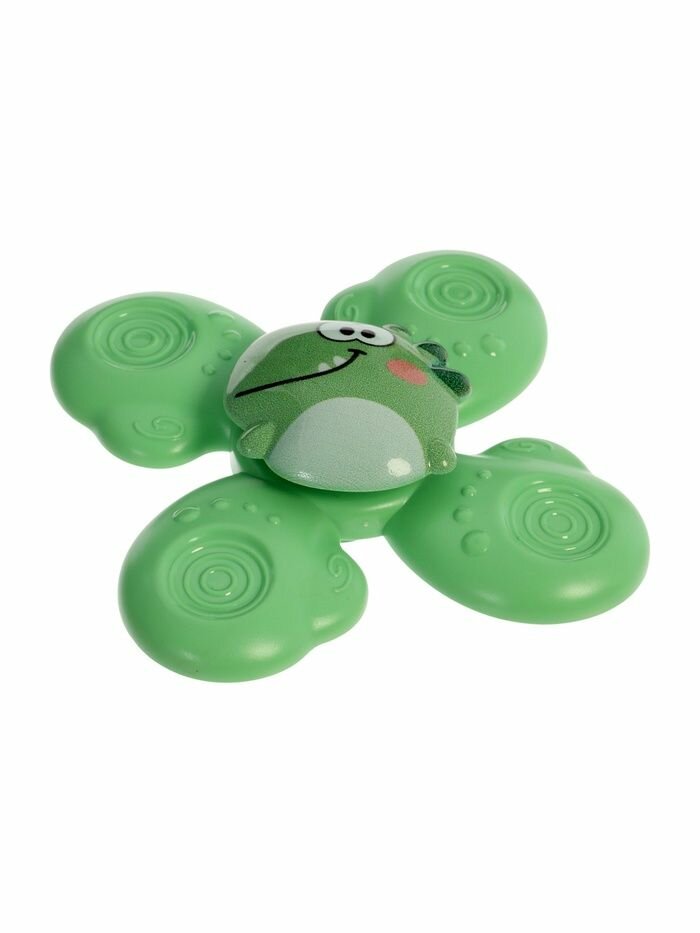 Игрушки для ванной ZABIAKA спиннеры на присосках, 3 штуки в наборе, зверушки, материал пластик
