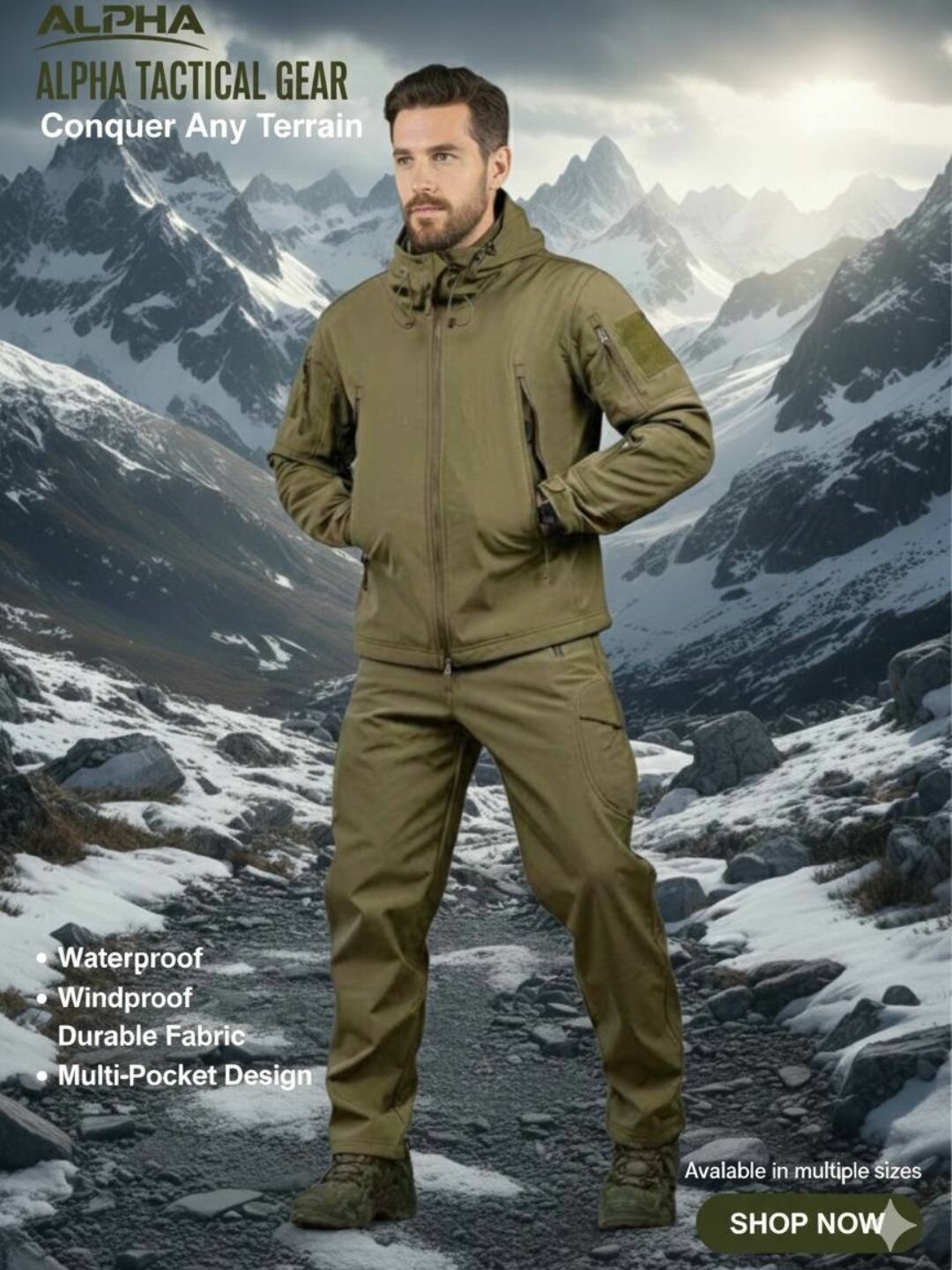 Тактический мужской костюм военного охотника Софтшелла, водонепроницаемый, изолированный