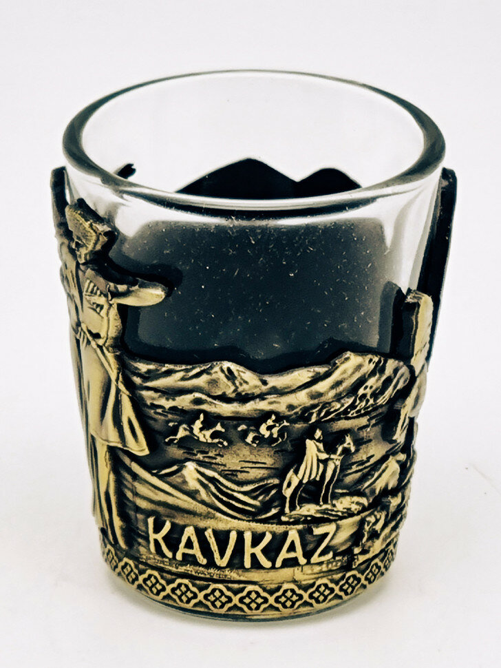 Стопка с металлической подставкой "Кавказ" — фото 1