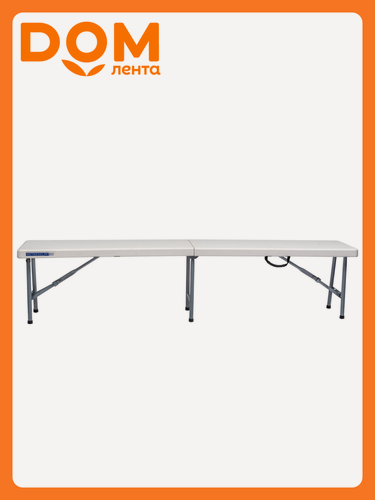 Изображение товара Скамья METMEBEL ССК180, складная, металлическая, пластиковая, белая