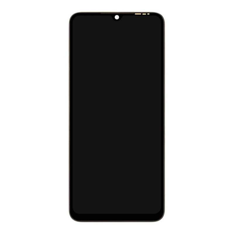 Дисплей (экран) в сборе с тачскрином для Infinix Smart 7 HD (X6516) черный с рамкой / 720x1612