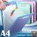 Папка A4 пластиковая на кнопке,13 отделений, формат А4, для документов и тетраде...