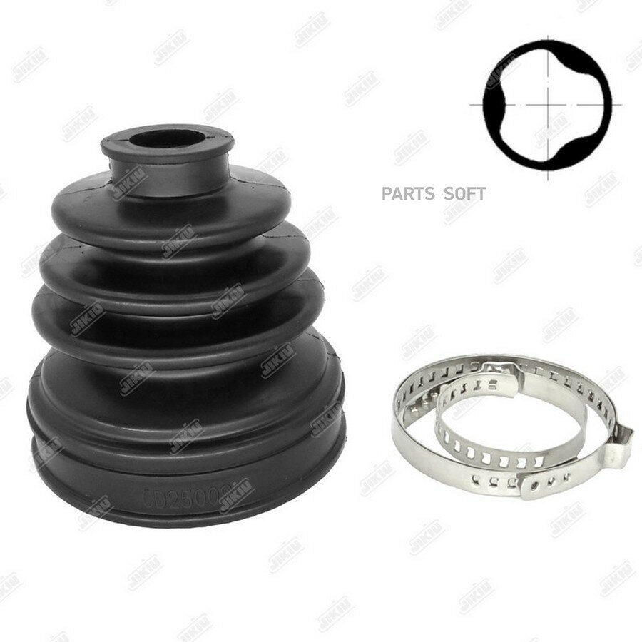 JIKIU CD25009 Пыльник шруса MAZDA 3 BK 2003-2009 CD25009 JIKIU CD25009