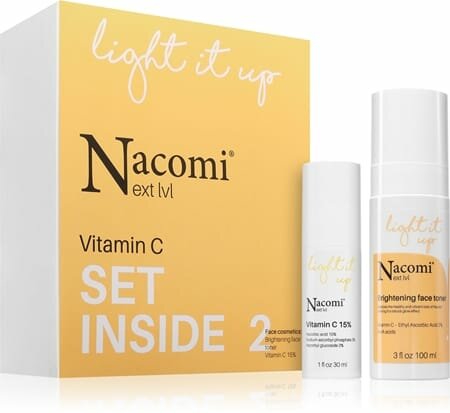 Набор уходовой косметики Nacomi Next Level Vitamin C, 2 шт.