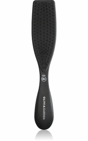 Гребень педикулицидный Olivia Garden Essential Style Blend Color & Care, черный, 1 шт