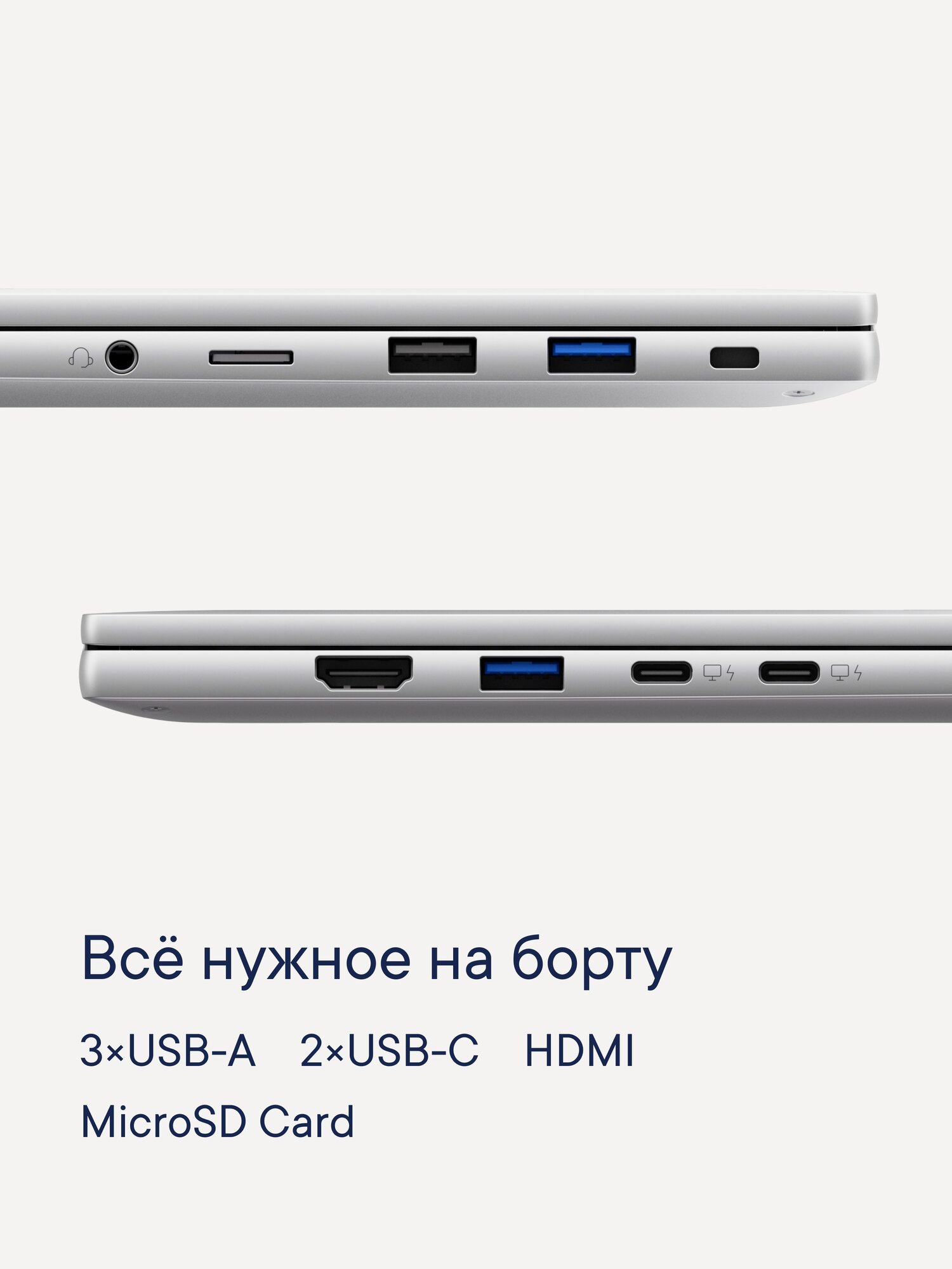 16" Ноутбук LUNNEN Ground 16, AMD Ryzen 7 7730U, RAM 16 ГБ, SSD 512 ГБ, 1920x1200, Windows 11, Light Grey, LL6FAWG07 — фото 6