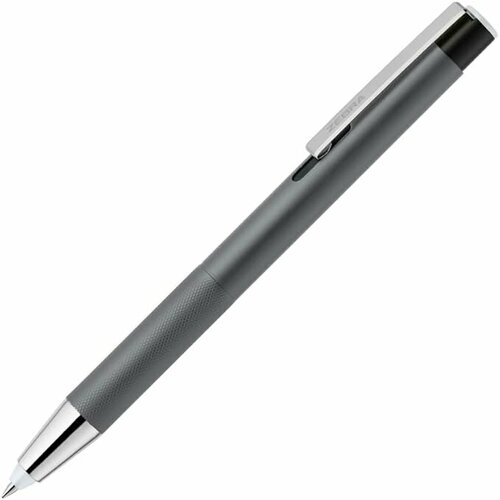 фото Японская шариковая ручка с подсветкой zebra lightwrite alpha темно-серый (limited color)